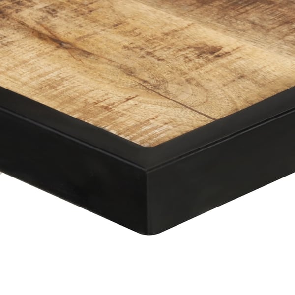 vidaXL Spisebord 200 cm grovt mangotre