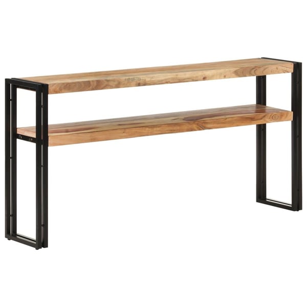 vidaXL Konsollbord 150x30x75 cm heltre akasie