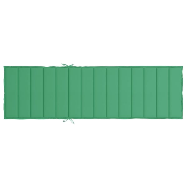 vidaXL hynde til liggestol 200x70x3 cm oxfordstof grøn