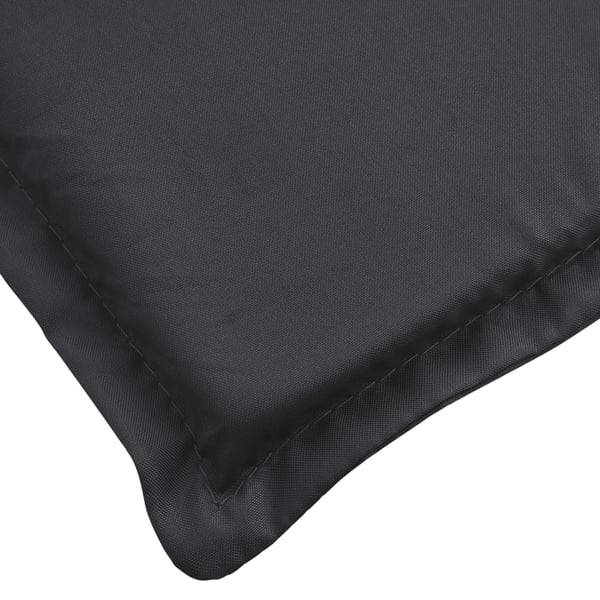 vidaXL hynde til liggestol 200x70x3 cm oxfordstof sort