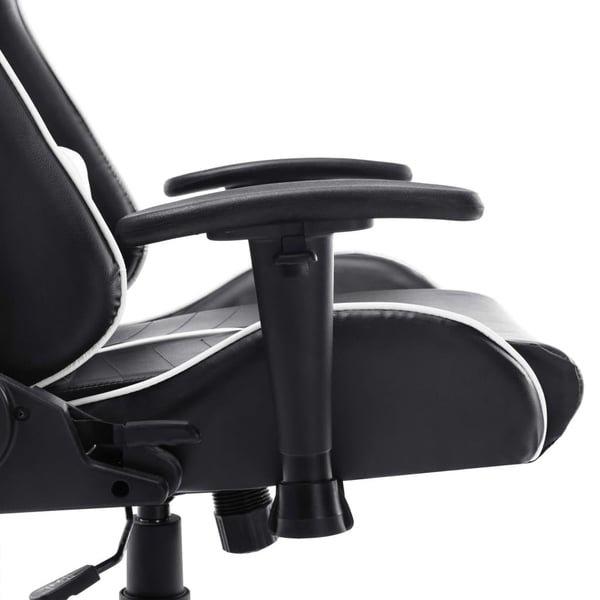vidaXL gamingstol kunstlæder sort og hvid