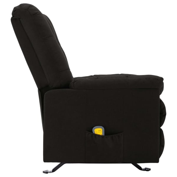 vidaXL massagestol stof sort