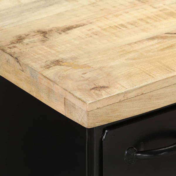 vidaXL skænk 140x38x76 cm ru mangotræ