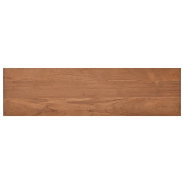 vidaXL tv-skab 110x30x40 cm massivt teaktræ