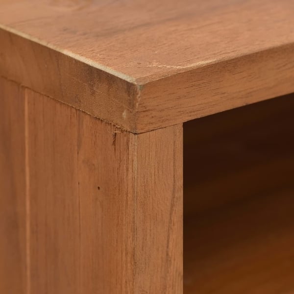 vidaXL TV-benk 90x30x40 cm heltre teak