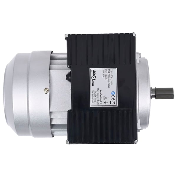 vidaXL enfaset elektrisk motor 2,2 kW/3 hk 2-polet 2800 o/m aluminium