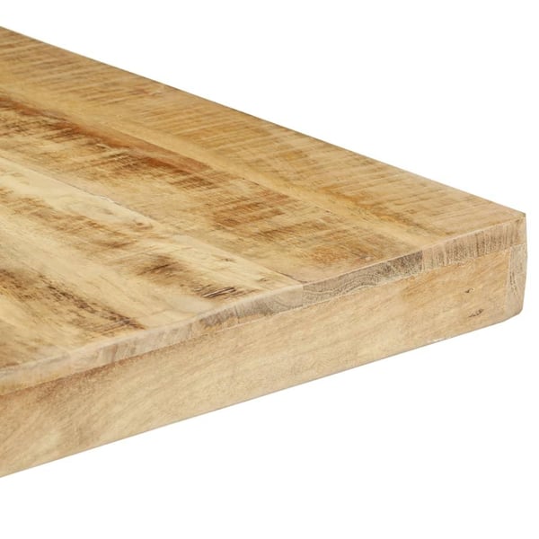 vidaXL Spisebord 160x80x76 cm grovt mangotre