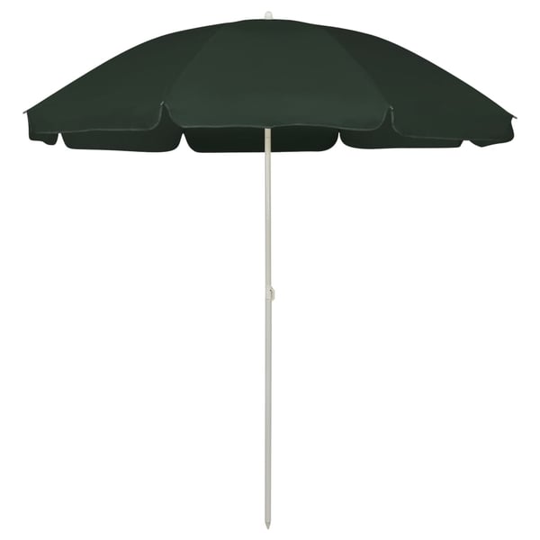 vidaXL strandparasol 240 cm grøn