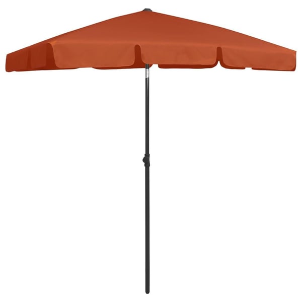 vidaXL strandparasol 180x120 cm terrakotta