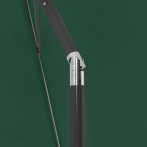 vidaXL strandparasol 180x120 cm grøn