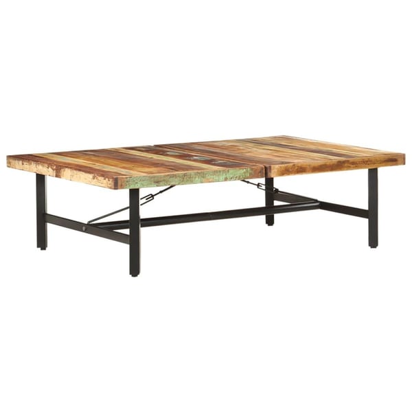 vidaXL Salongbord 142x90x42 cm gjennvunnet heltre