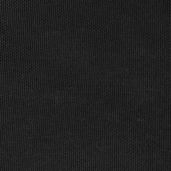vidaXL Solseil oxfordstoff firkantet 6x6 m svart