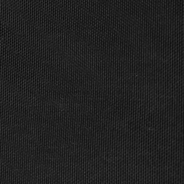 vidaXL Solseil oxfordstoff kvadratisk 4,5x4,5 m svart