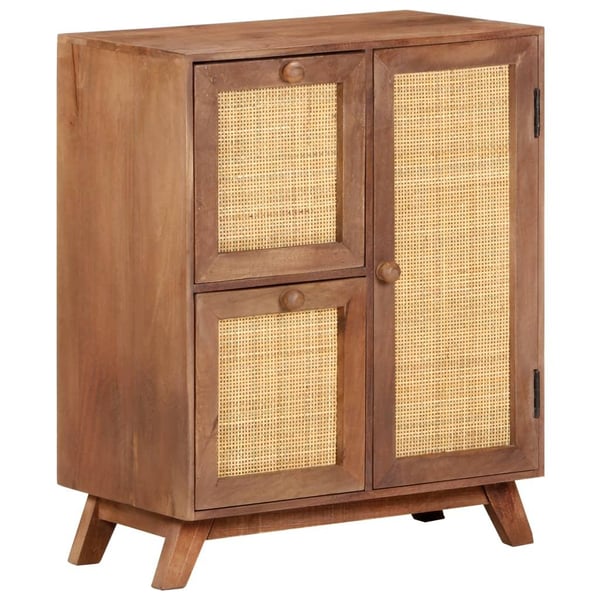 vidaXL skænk 60x35x75 cm massivt mangotræ