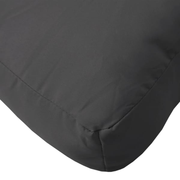 vidaXL pallehynde 60x60x6 cm oxfordstof sort