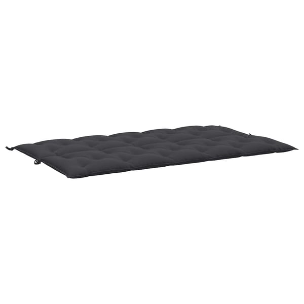 vidaXL hynder til havebænk 2 stk. 180x50x7 cm oxfordstof sort