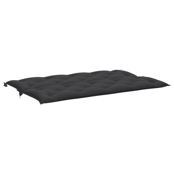 vidaXL Bänkdynor för trädgården 2st svart 150x50x7cm oxfordtyg