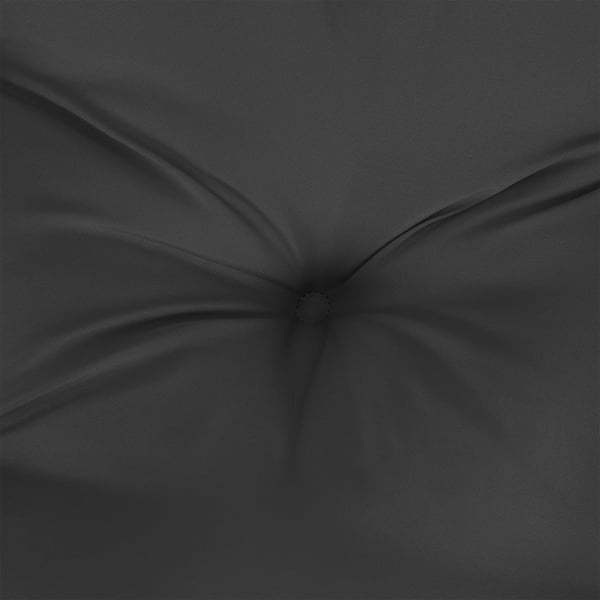 vidaXL hynder til havebænk 2 stk. 120x50x7 cm oxfordstof sort