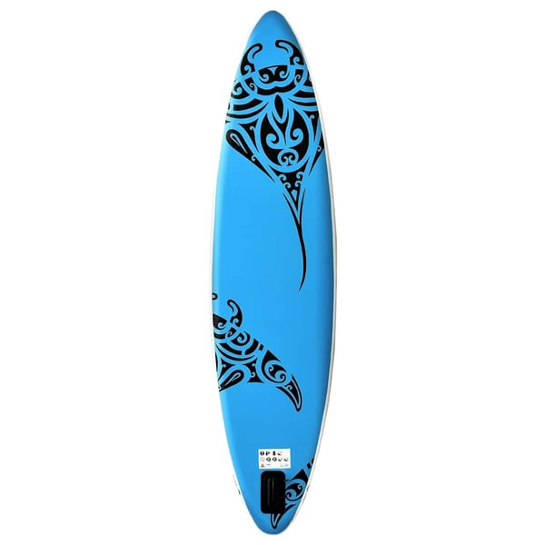 vidaXL oppusteligt paddleboardsæt 305x76x15 cm blå