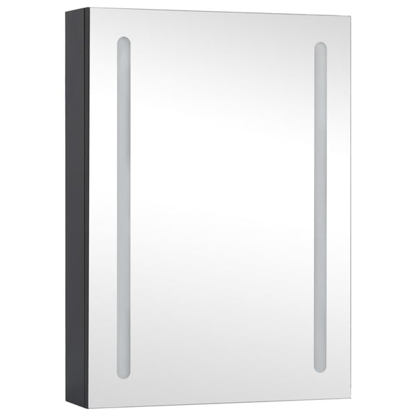 vidaXL LED-speilskap til bad 50x13x70 cm