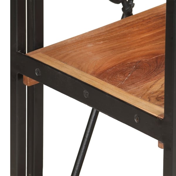 vidaXL Bokhylle 3 etasjer 60x30x80 cm heltre akasie
