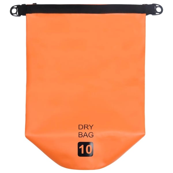 vidaXL Tørrsekk oransje 10 L PVC
