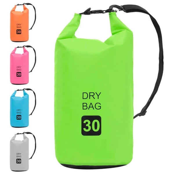 vidaXL Tørrsekk grønn 30 L PVC
