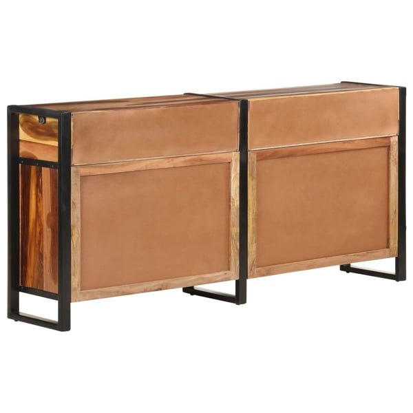 vidaXL skænk 172x35x80 cm massivt akacietræ med honningfarvet finish