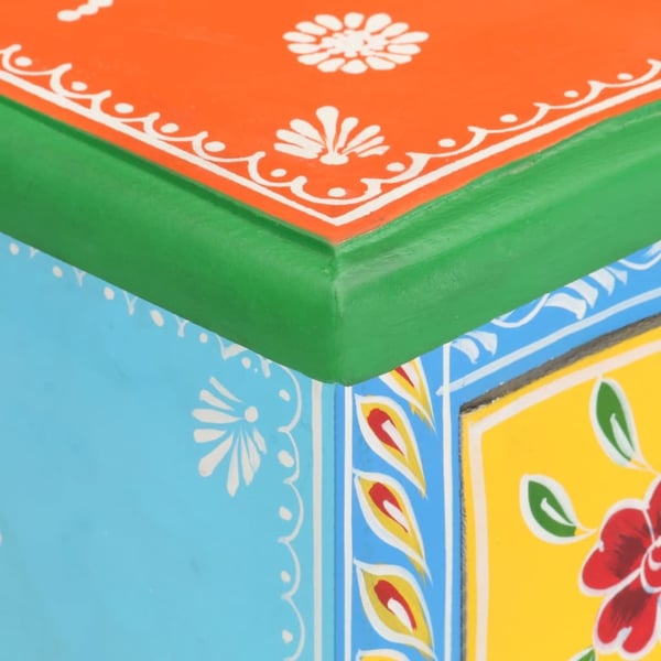 vidaXL Håndmalt nattbord 40x30x60 cm heltre mango