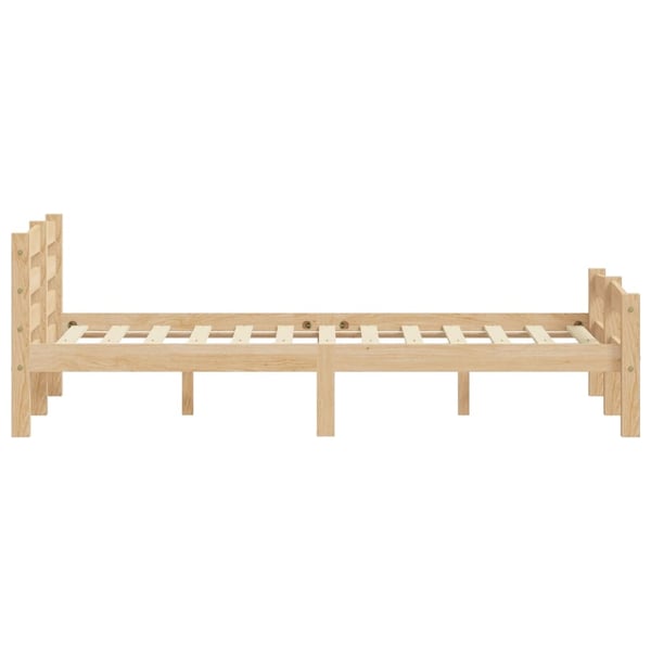 vidaXL Sengeramme heltre furu 120x200 cm