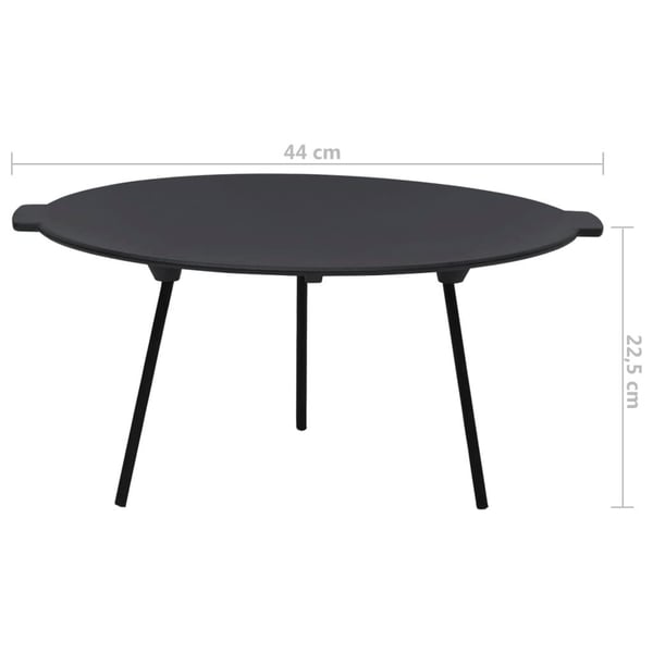 vidaXL Grillplate Ø44 cm støpejern