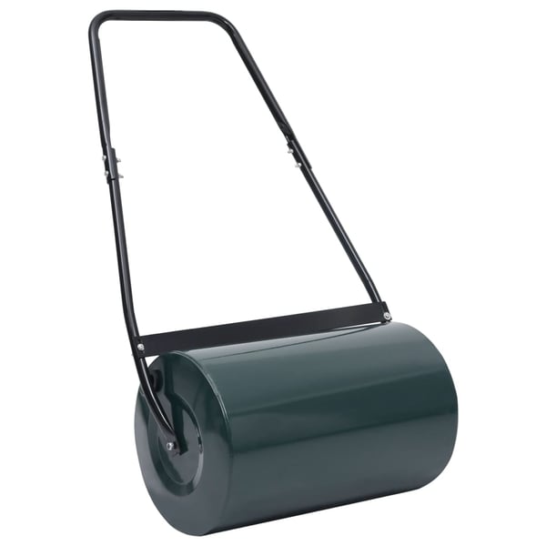 vidaXL plænetromle 63 cm 50 l grøn og sort