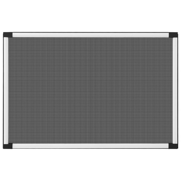 vidaXL Utvidbar insektskjerm for vinduer hvit (75-143)x50 cm