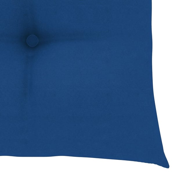vidaXL foldbare havestole 8 stk. med hynder massivt teaktræ