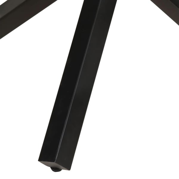 vidaXL Spisebord rundt 100x100x75 cm gjenvunnet heltre