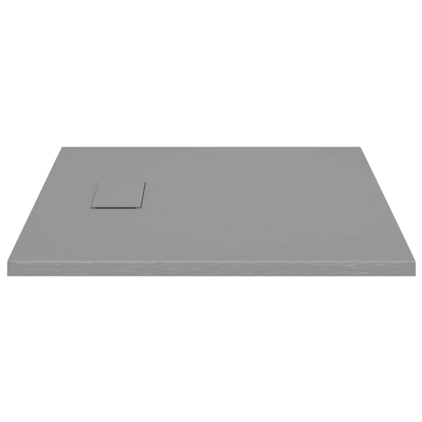 vidaXL brusekar SMC 90x90 cm grå