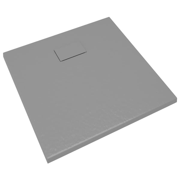 vidaXL brusekar 80x80 cm SMC grå
