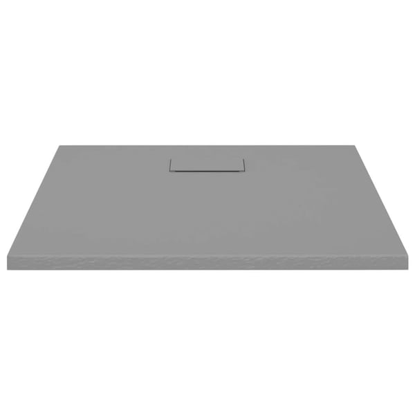 vidaXL brusekar 80x80 cm SMC grå