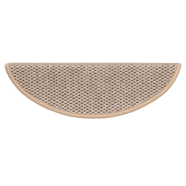 vidaXL selvklæbende trappemåtter 15stk. 56x17x3cm sisal-look lys beige