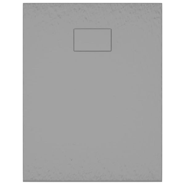 vidaXL brusekar 90x70 cm SMC grå