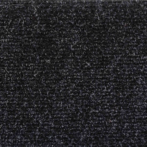 vidaXL Trappematter selvklebende 5 stk 56x17x3 cm svart halvrund