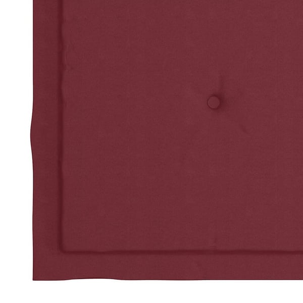 vidaXL foldbare havestole 4 stk. med hynder massivt teaktræ