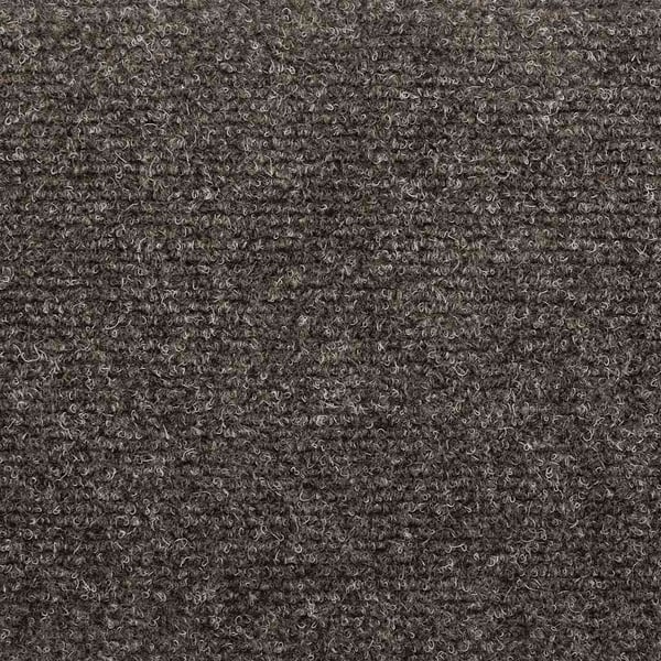vidaXL Trappematter selvklebende 5 stk 65x21x4 cm antrasitt halvrund stor
