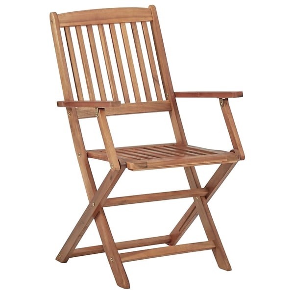 vidaXL Klappstoler 8 stk heltre akasie
