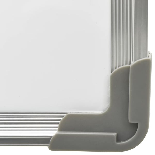 vidaXL Magnetisk tavle hvit 110x60 cm stål