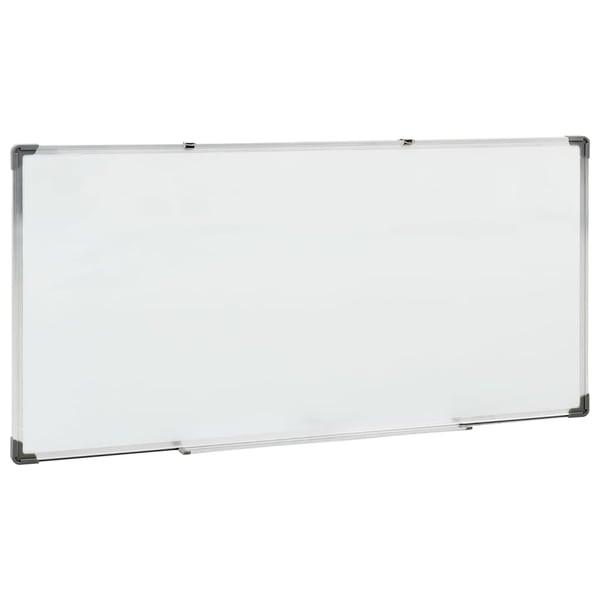 vidaXL Magnetisk tavle hvit 110x60 cm stål