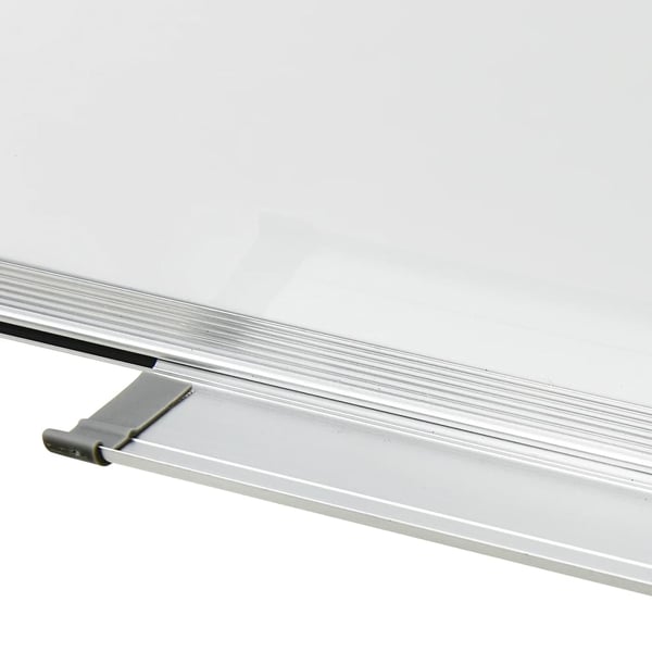 vidaXL Magnetisk tavle hvit 110x60 cm stål