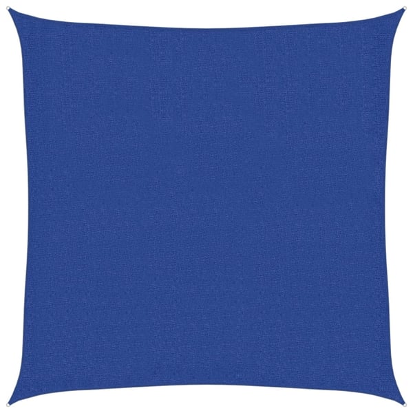 vidaXL solsejl 2,5x2,5 m 160 g/m² HDPE blå