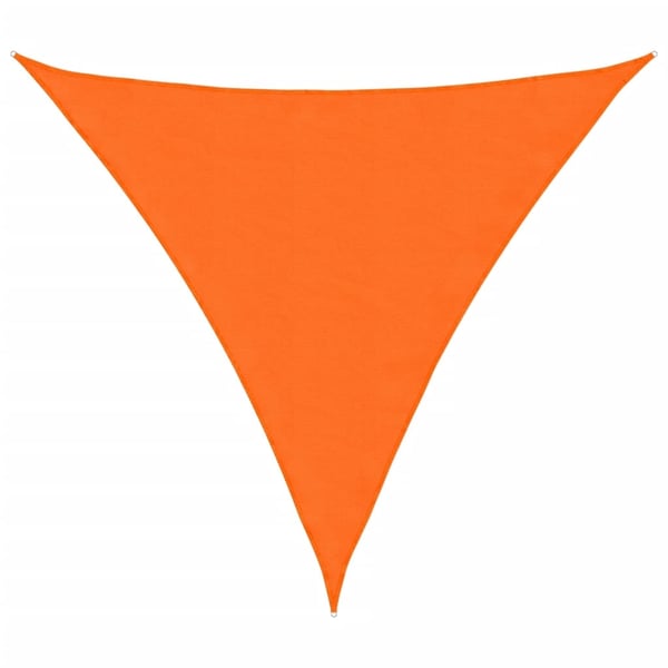 vidaXL solsejl 3x3x3 m oxfordstof trekantet orange