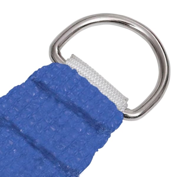 vidaXL solsejl 3x3x3 m 160 g/m² HDPE blå